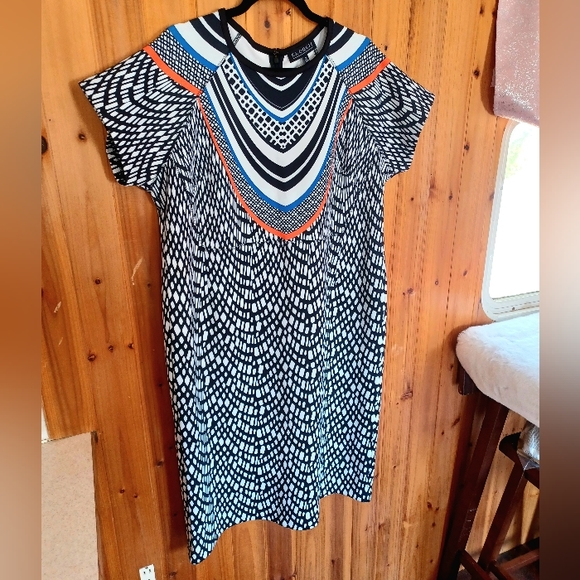 Eloquii Dresses & Skirts - Plus Size 20 Womens Work Elegant Business Professional Dress Geoprint